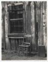 Chair and Window, Monterey, Vintage silver print, ca. 1931.