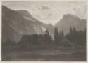 Untitled [Yosemite Valley], Carbon transfer or gum bichromate print on a glassine paper, 1908.