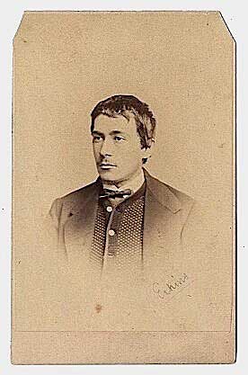 Portrait of Thomas Eakins by Frederick Gutekunst, Albumen print carte-de-visite, ca. 1880