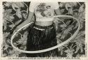 She painted racing stripes on her hula hoop in hopes that it would go faster., Vintage silver print, 1976-1977.