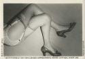 She inevitably ran her nylons immediately after putting them on., Vintage silver print, 1976-1977.