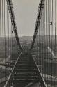 Building the San Francisco Bay Bridge, Vintage silver print, 1935.