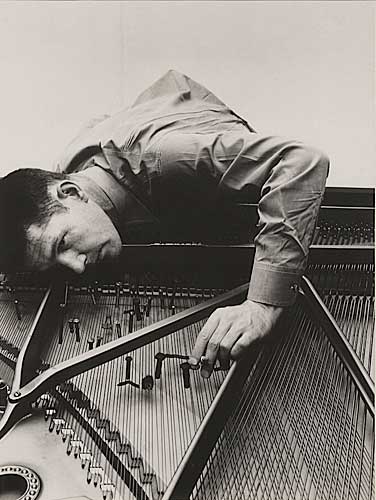 The American Composer John Cage, Vintage silver print, 1946.