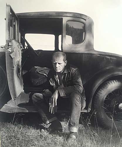 Portrait of Jackson Pollock, Gelatin silver print, 1950; this example printed ca. 1960