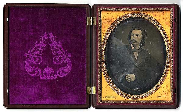 Carl Ferdinand Wimar [1828-1863], Daguerreotype half plate, ca. 1855