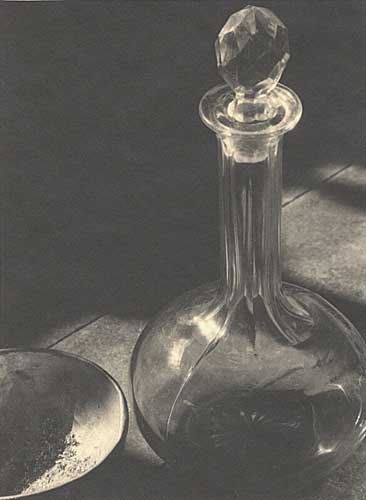 Untitled [Glass Carafe and Bowl], Vintage &ldquo;Parmelian&rdquo; silver print, 1929
